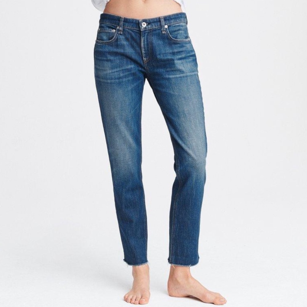 Rag & bone Jeans Dre Low-Rise Slim Boyfriend 31